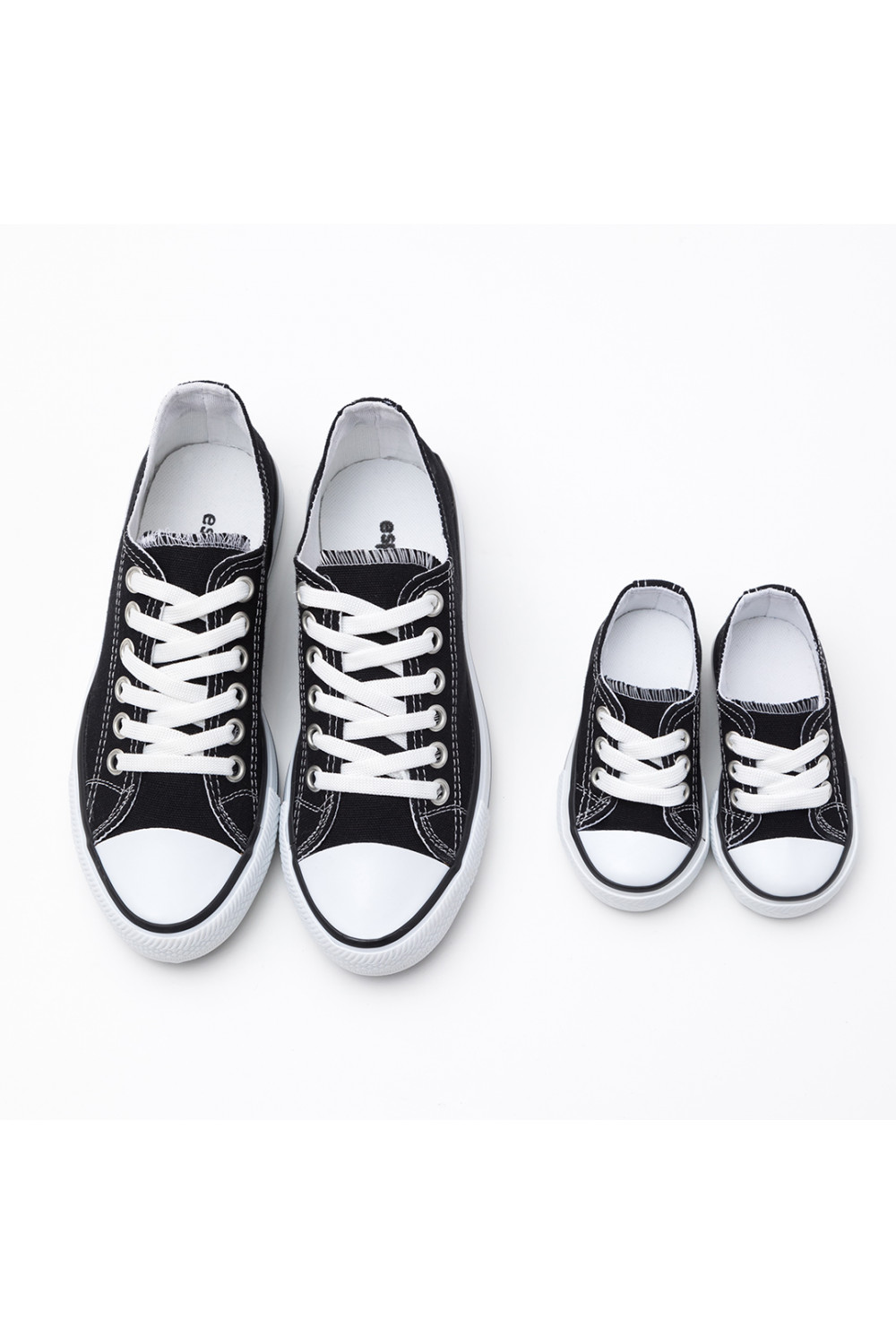 Siyah-Beyaz Keten Unisex Sneaker (20-44)