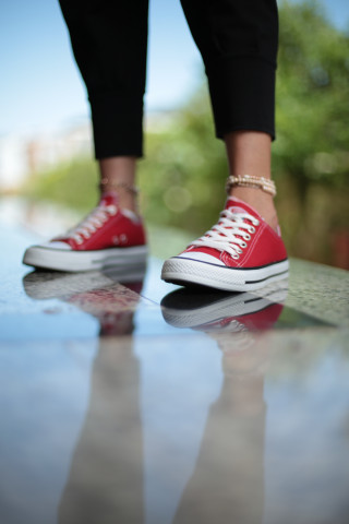 Kırmızı Unisex Spor Ayakkabı