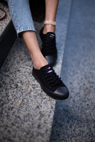Unisex Kömür Siyahı Sneaker